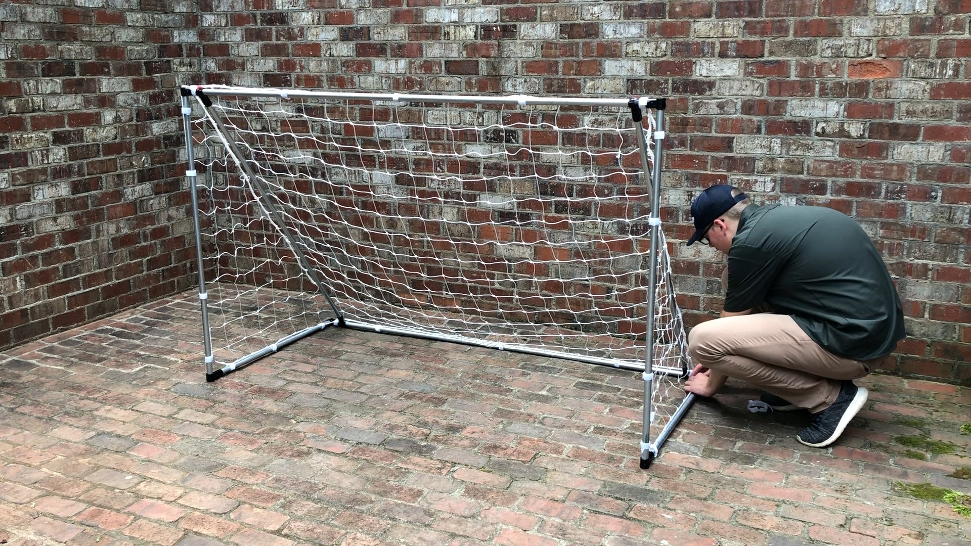 DIY Portable Soccer Goal with Kee Klamp Fittings