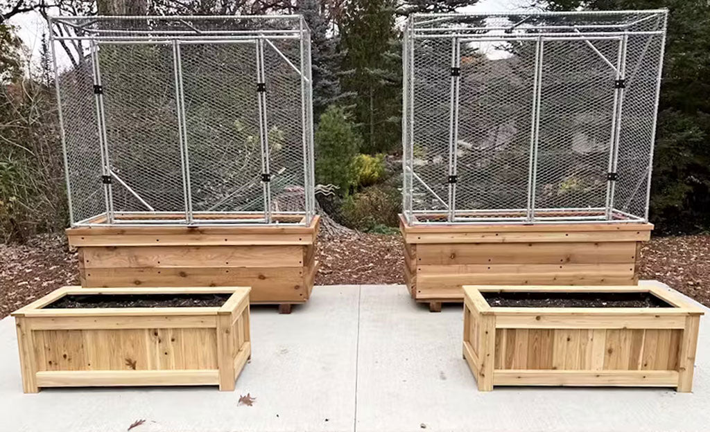 How To Make Custom Garden Bed Enclosures