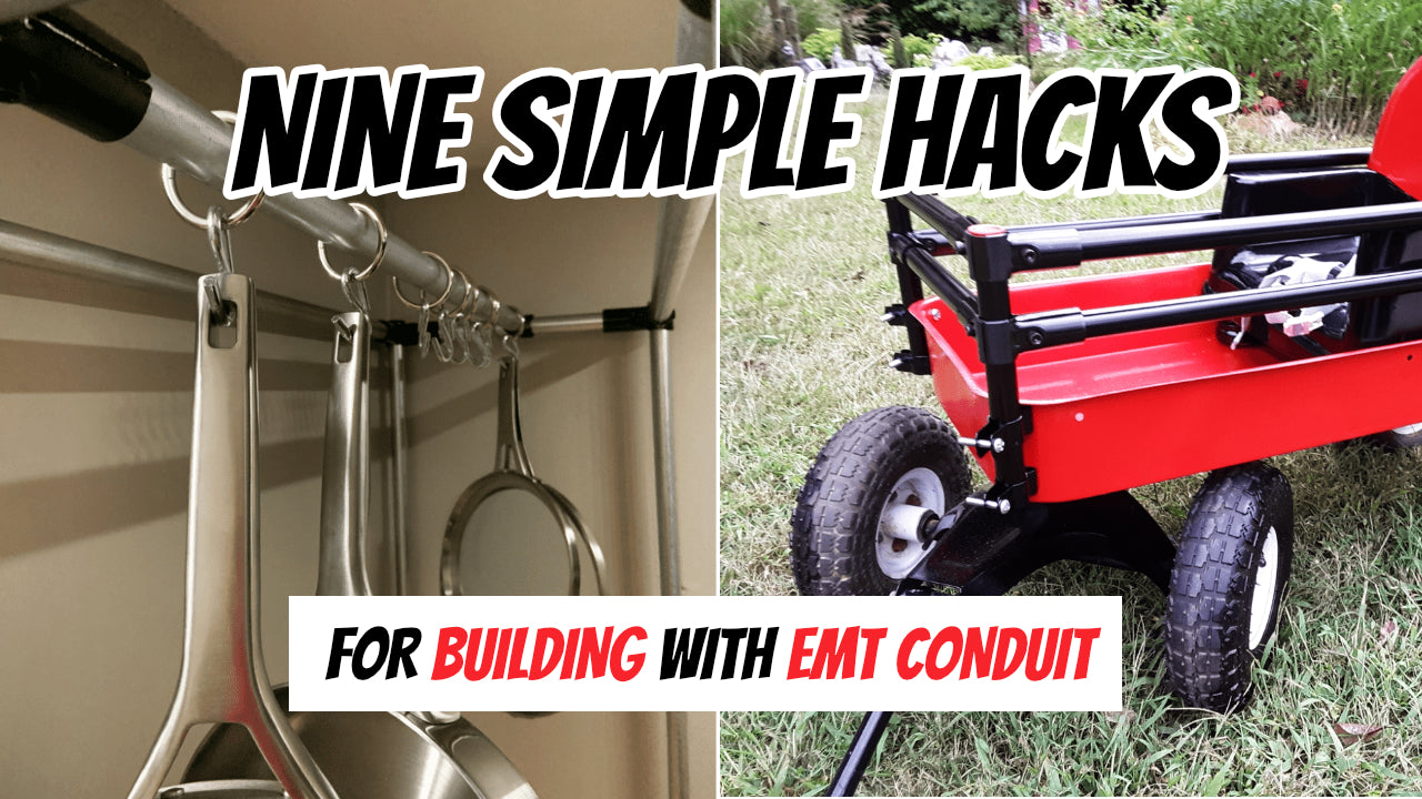 9 DIY Pipe Building Hacks For EMT Conduit - Maker Pipe