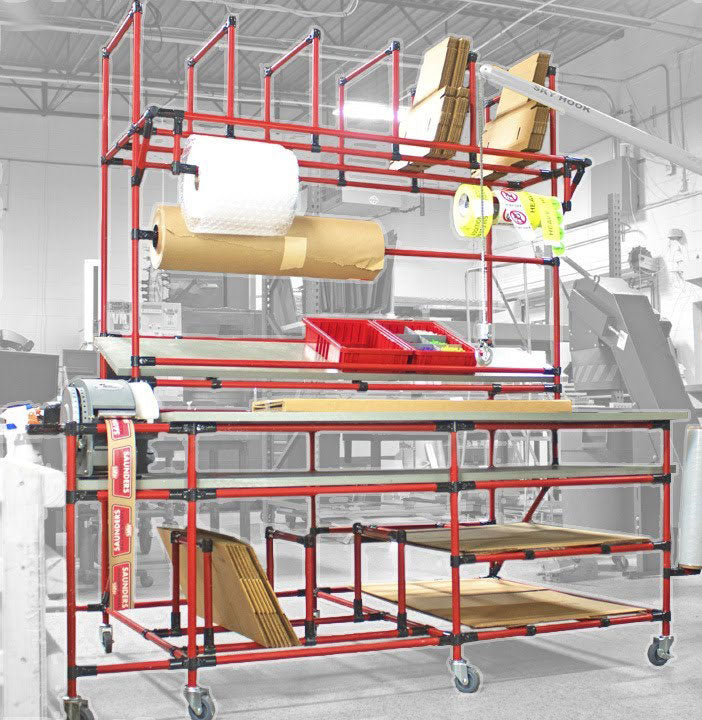 DIY Workbenches & Packaging Tables For Saunders Machine Works