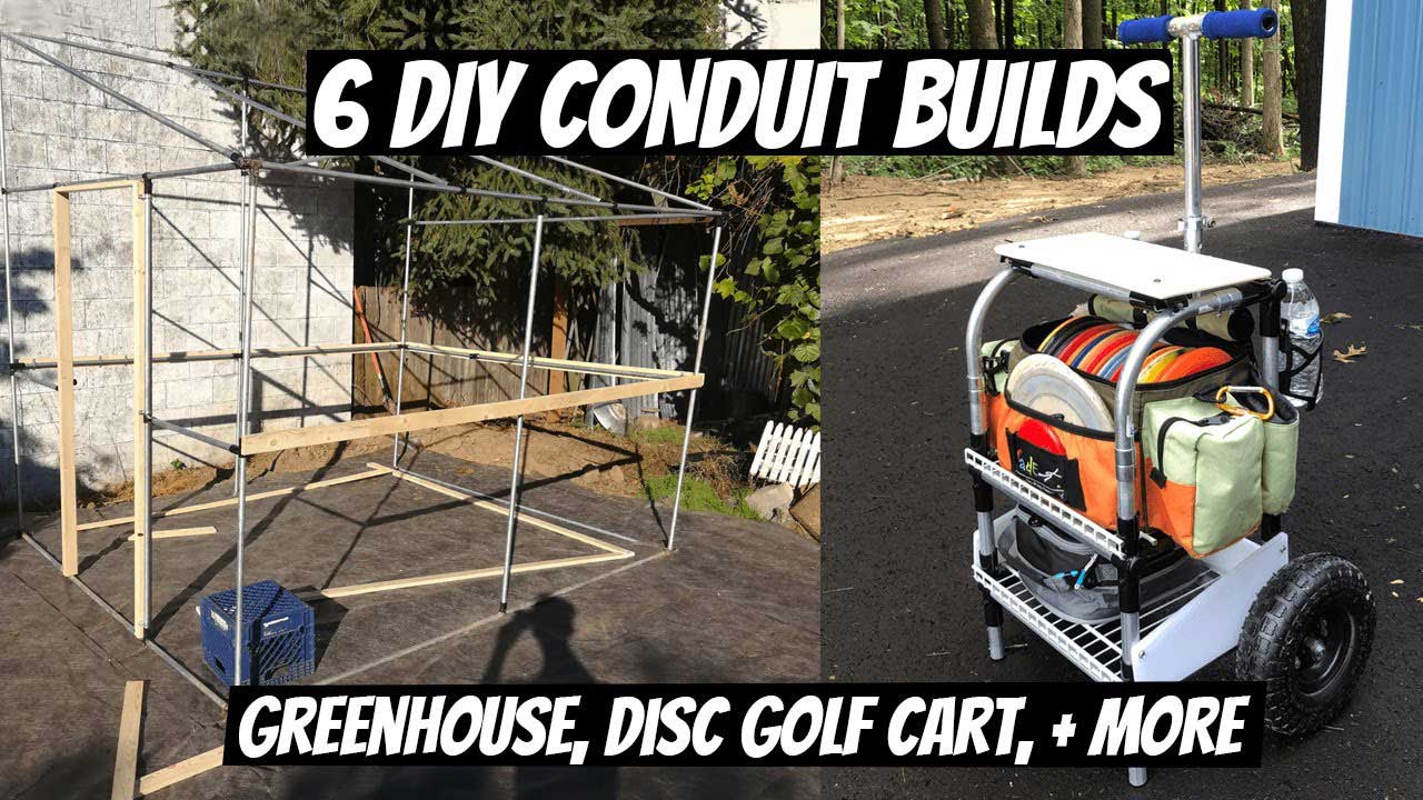 DIY Disc Golf Caddy And More DIY Conduit Projects - Maker Pipe Monday - 016