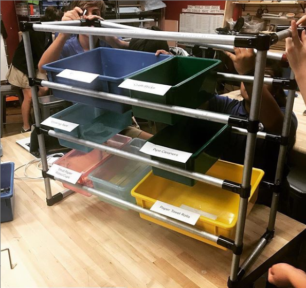 Classroom Storage Designed By Students