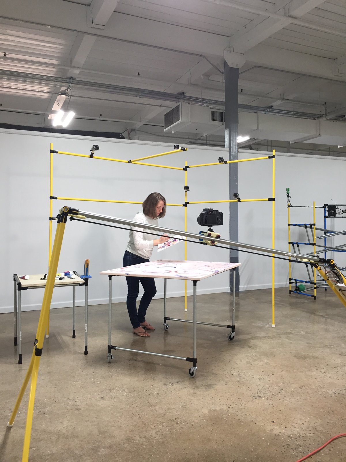 Custom Overhead Filming Frame