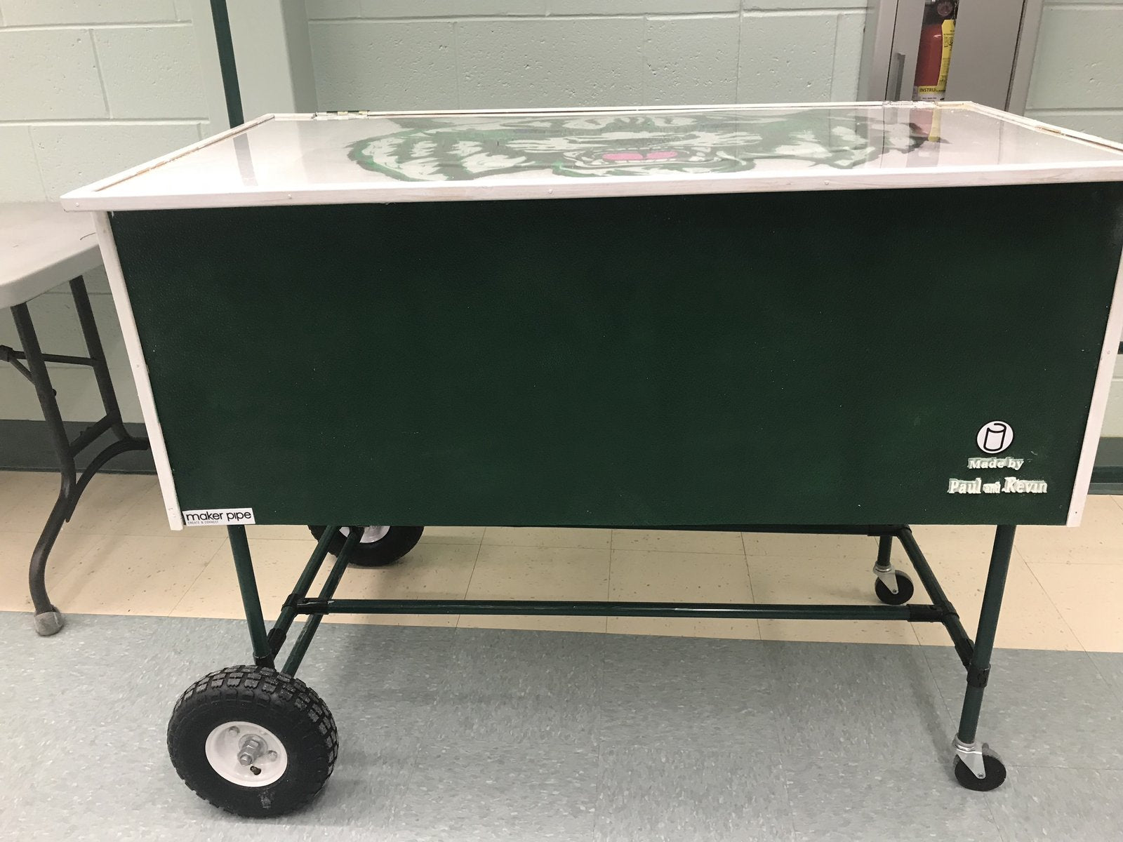 Mobile DIY Snack Cart