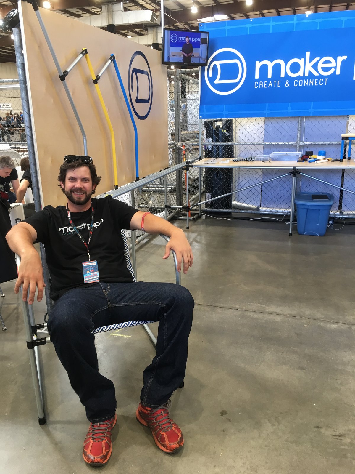 Industrial Pipe Chair