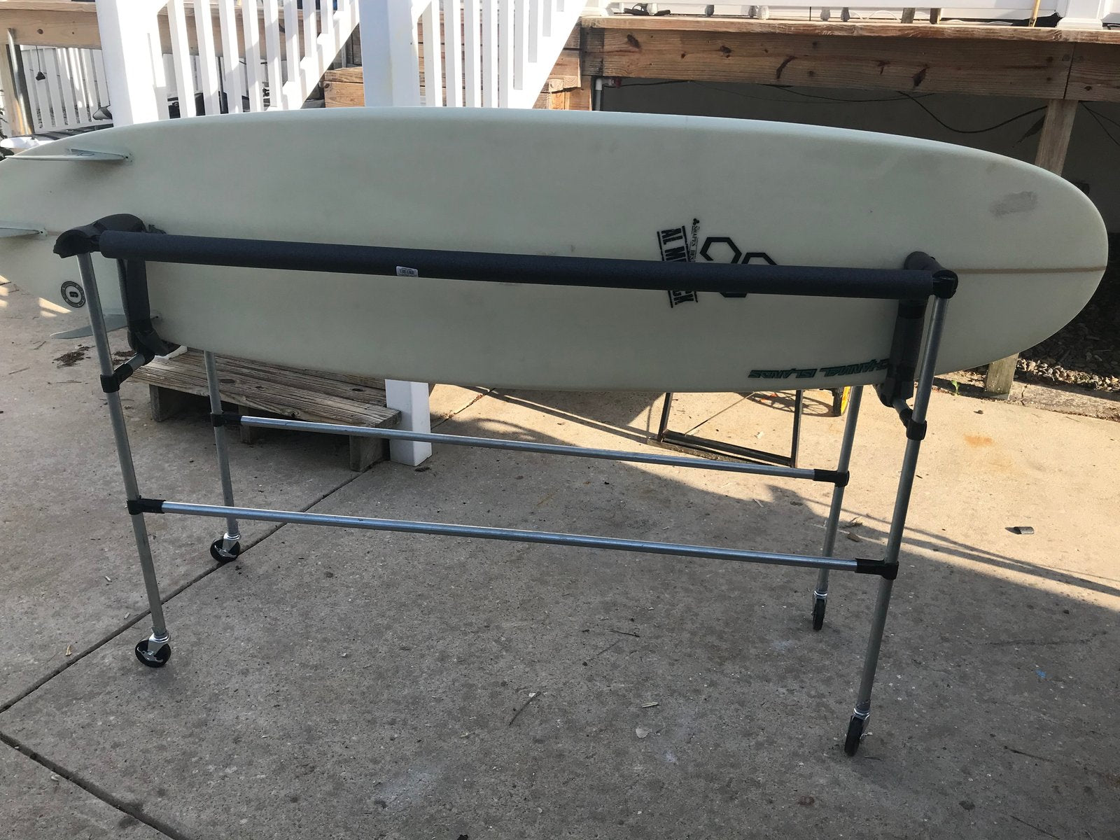 DIY Surfboard Repair Stand