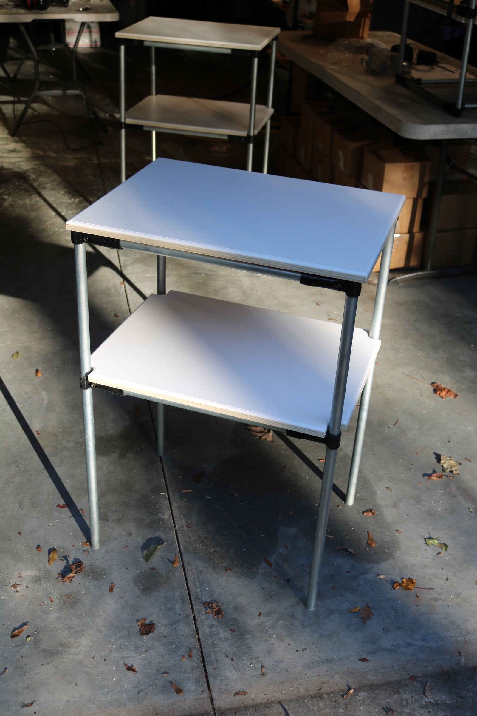 Custom Pipe Side Table