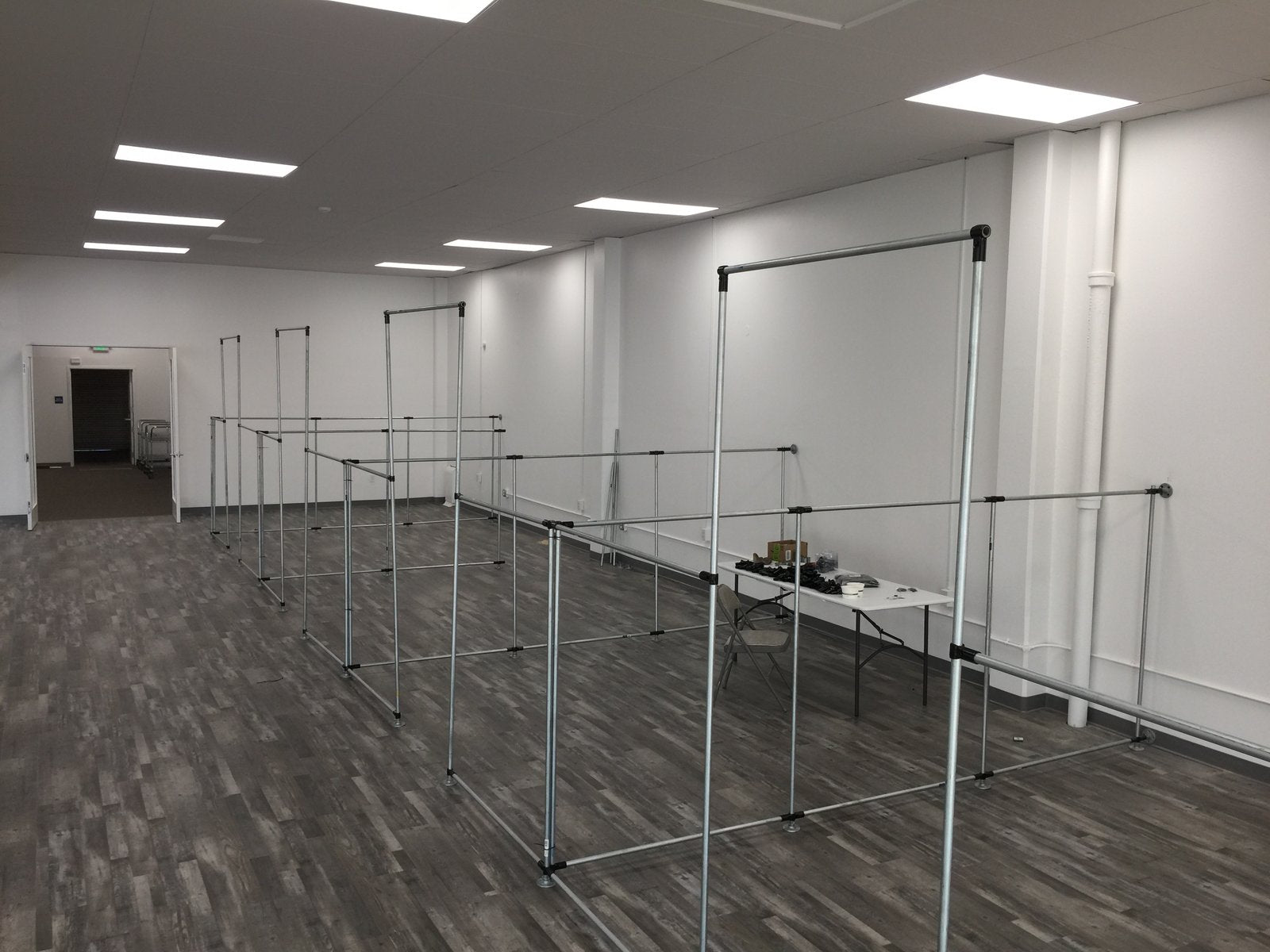 metal pipe room dividers