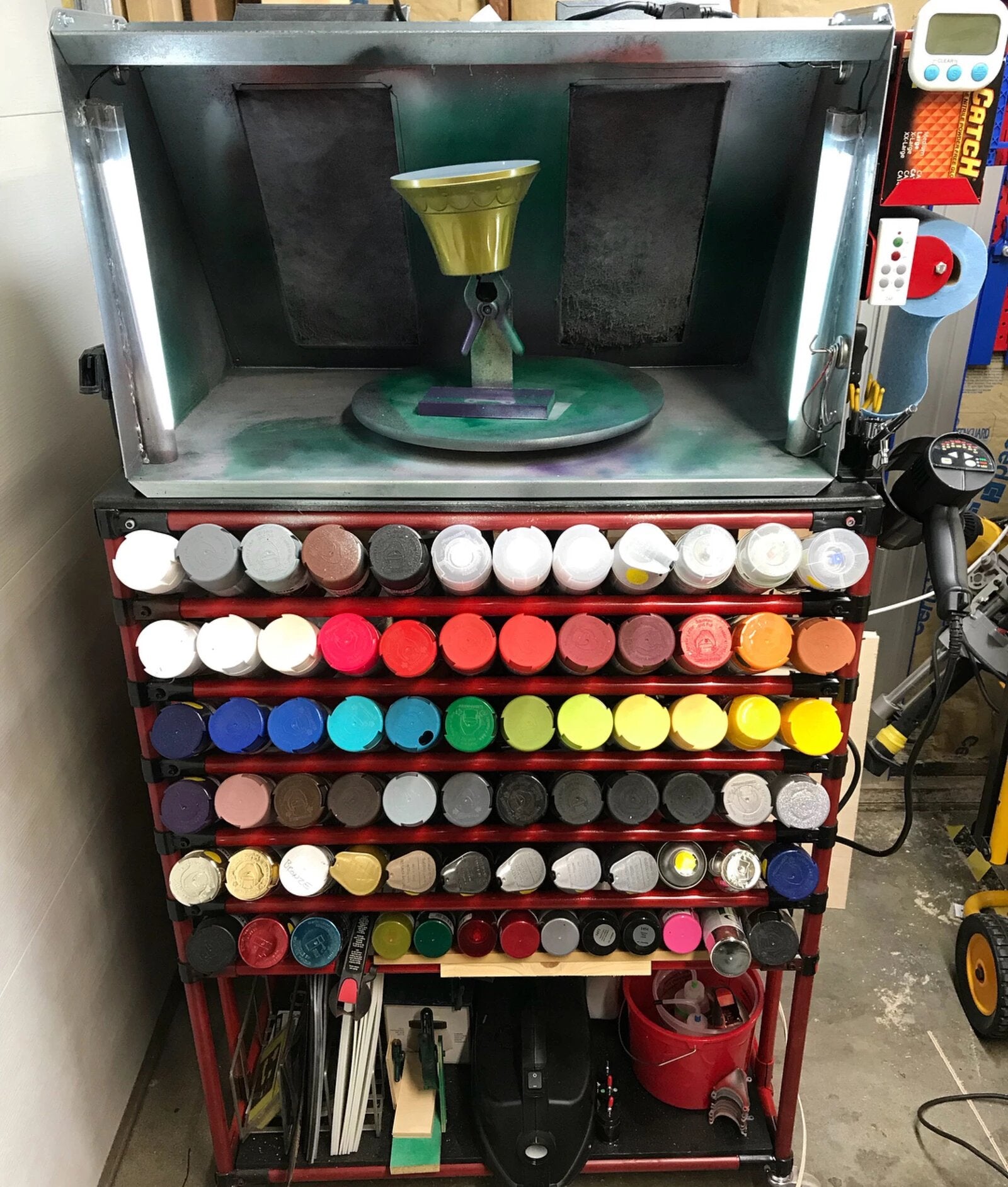 Homemade DIY Painting Spray Booth