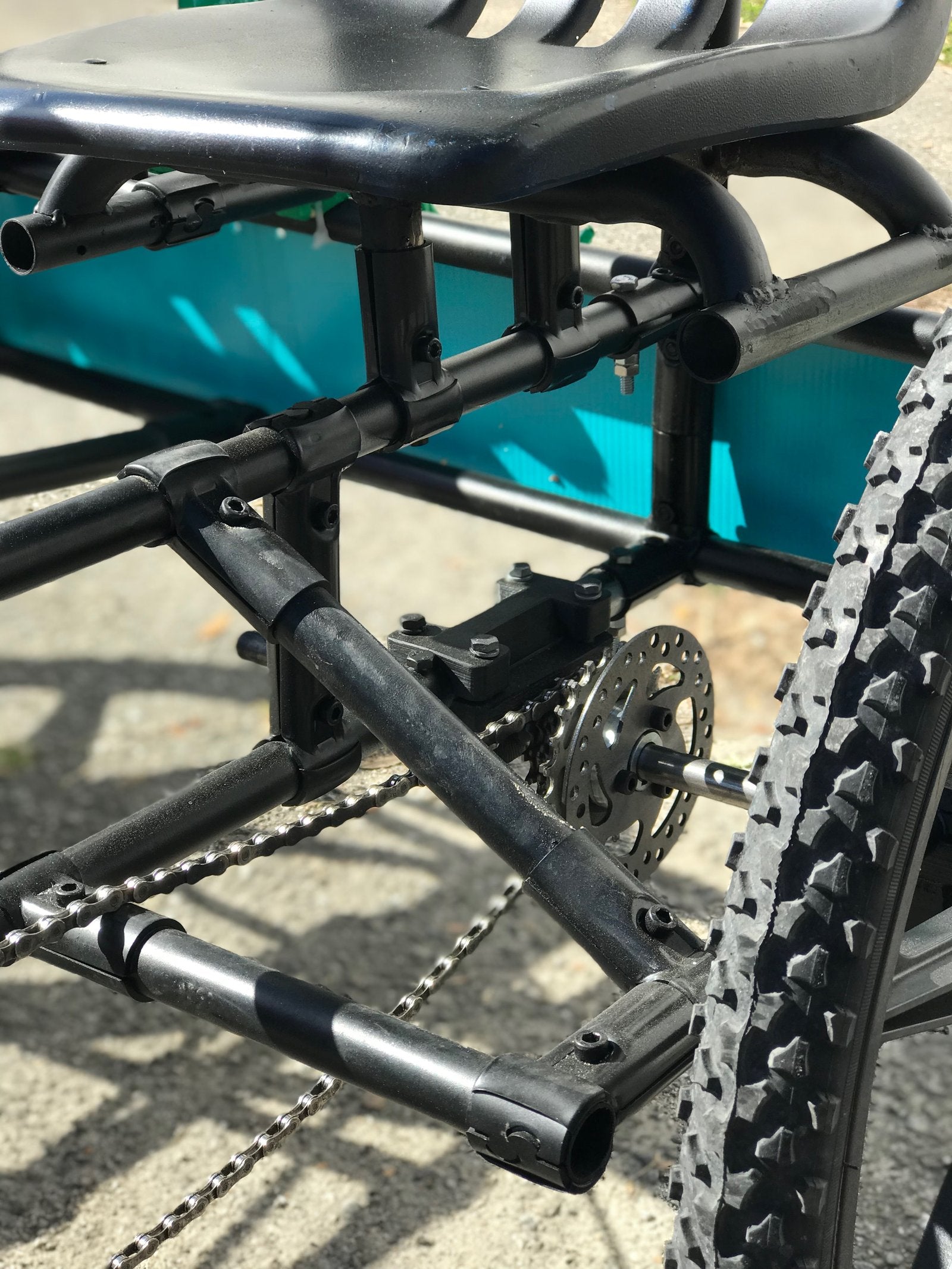 Pedal Car Made Out Of Pipe