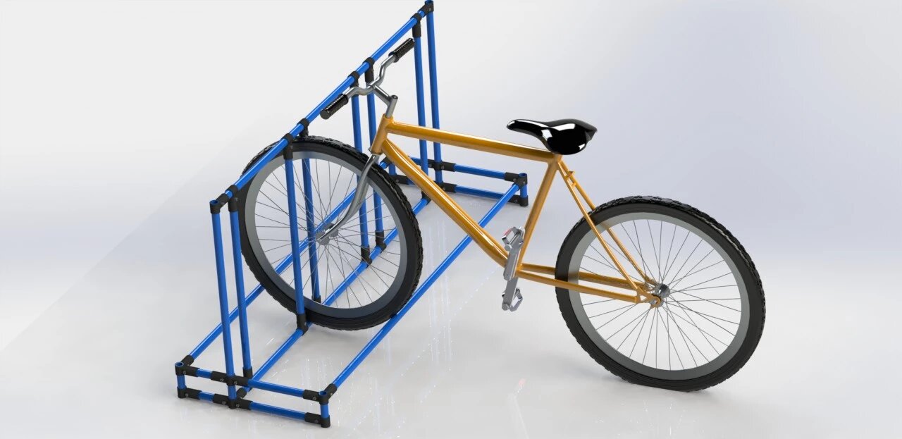 DIY Bicycle Rack