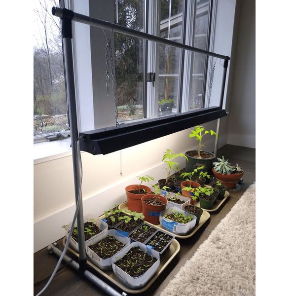 led plant grow lights diy DIY Grow Light Stand Kit