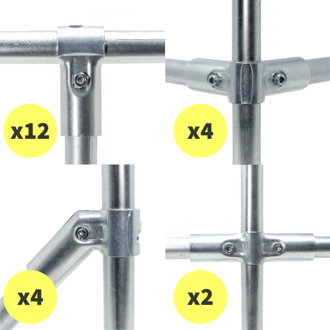 Structural Pipe Connector Kits DIY Pipe Projects Maker Pipe