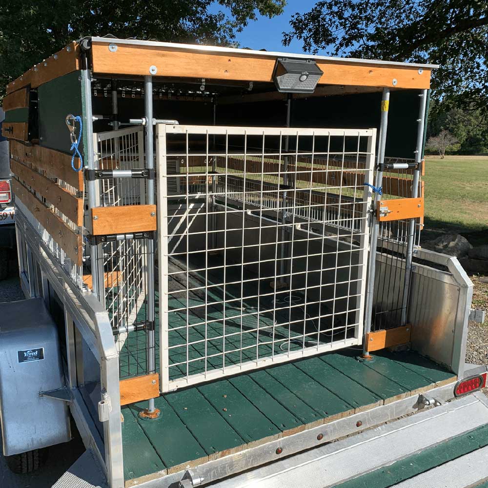 DIY Enclosure For Hauling Goats
